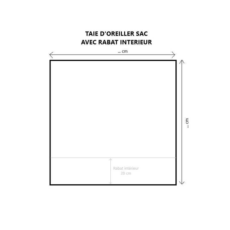 Taie d'oreiller santé | 100% coton | Différents modèles et finitions