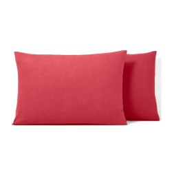 Taie d'oreiller hôtellerie en polycoton couleur - ROUGE44