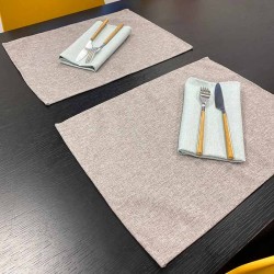 Set de table en tissu pour restaurant - gris9